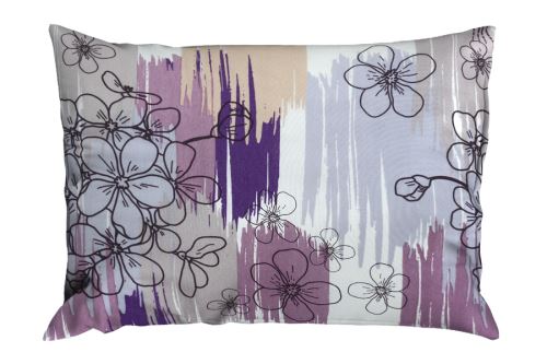 Pamut ágyneműhuzat hosszított PLUS TIARA halványlila (2)