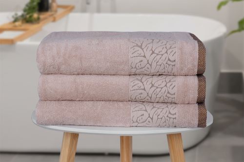 Fürdőlepedő HAVERI régi rózsaszín