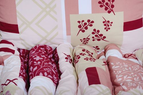 Ágyneműhuzat mikroszatén ORNY régi rózsaszín (6)