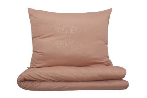 Damaszt mikro ágyneműhuzat 4 részes LONKA régi rózsaszín (1)