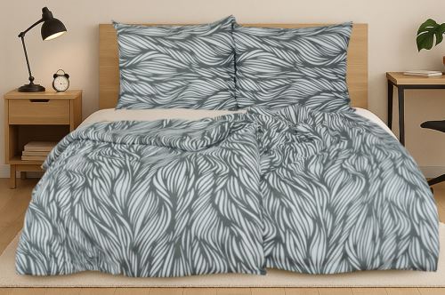 Pamut ágyneműhuzat PLUS BONITA szürke (1)