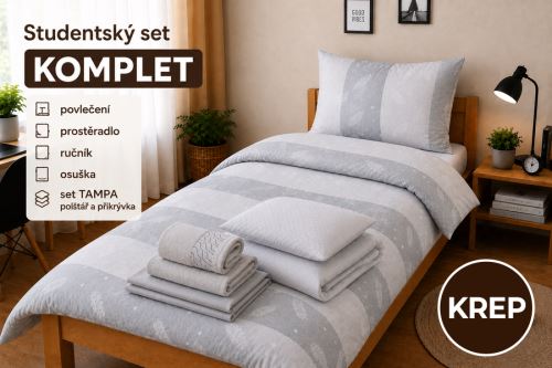 Diák szett KOMPLET BINALA szürke