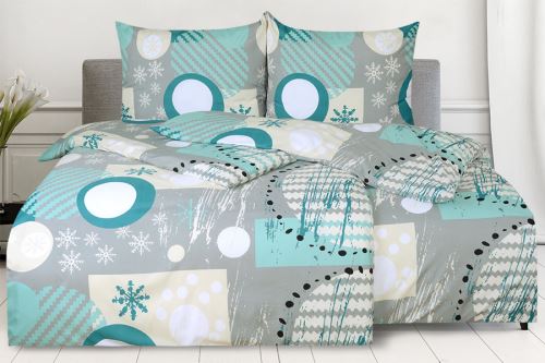 Téli Ágyneműhuzat mikroszatén VICONA menta (1)