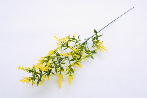 Mesterséges gally sárga levelok