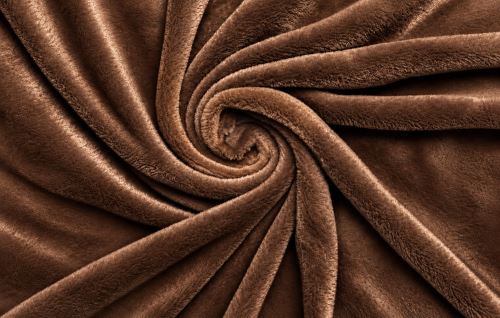 Lepedő mikroplüssbő TOP barna 90x200 cm (1)