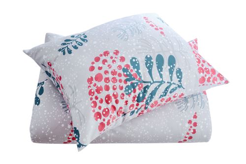 Pamut ágyneműhuzat PLUS 4 részes AMELIE szürke (1)