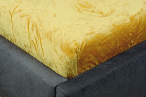 Lepedő mikroplüssből MOA 90x200 cm arany