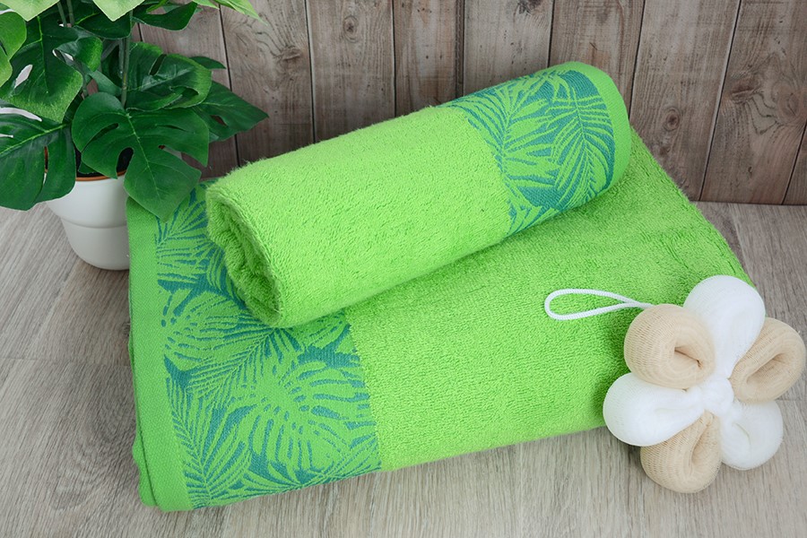 Bambusz fürdőlepedő PALMA lime + ingyenes törölköző