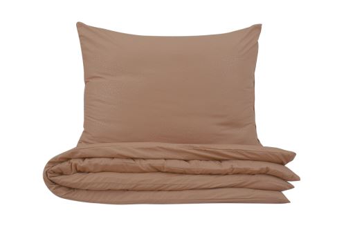 Damaszt mikro ágyneműhuzat 4 részes STOLA kávé (1)