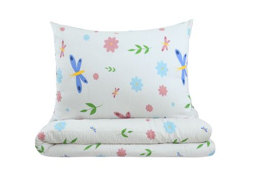 Krepp ágyneműhuzat PLUS hosszított ANEMA fehér (1)