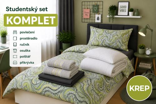 Diák szett KOMPLET VIRA limezöld