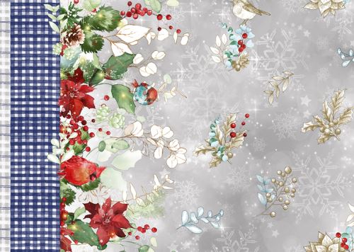 PVC terítő KARÁCSONYI ÁLOM kék 180x140 cm