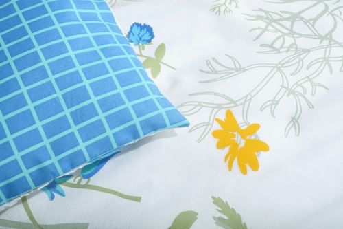 Pamut ágyneműhuzat hosszított PLUS KETA kék (7)