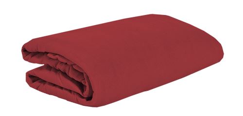 Jersey lepedő BASIC  BORVÖRÖS 90x200 cm
