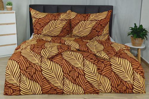 Ágyneműhuzat mikroszatén LEGA barna