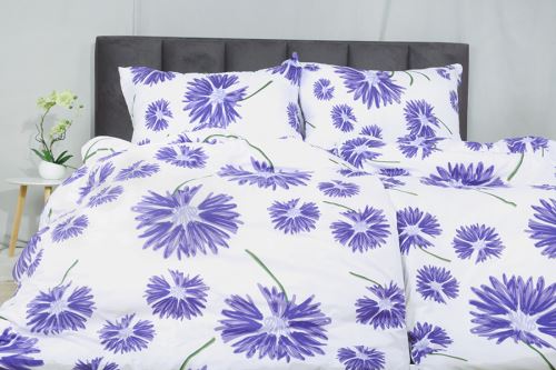 Ágyneműhuzat mikroszatén NAJADA fehér