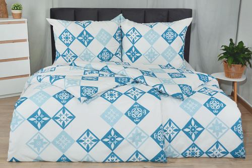 Pamut ágyneműhuzat PLUS DOLNA kék