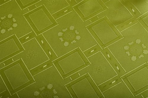 Zsakard ovális terítő KUBE zöld (1)