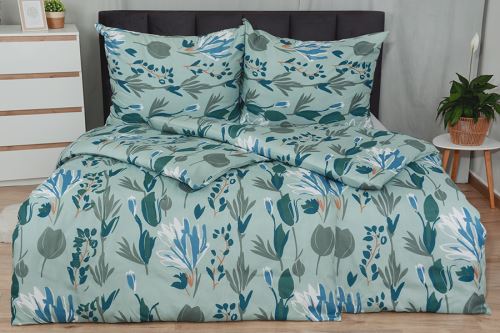 Pamut ágyneműhuzat PLUS ZOLTA kék