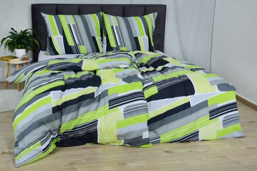 Pamut ágyneműhuzat BASIC MADALA mész