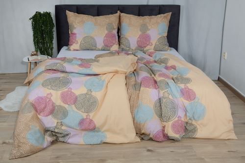 Pamut ágyneműhuzat BASIC NARA bézs