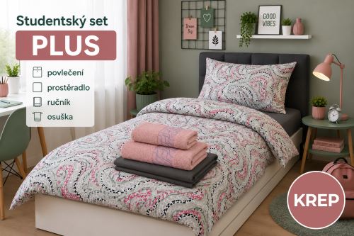 Diák szett PLUS VIRA málnaszínű