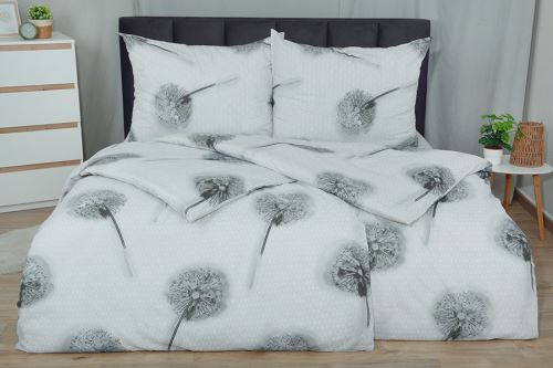 Pamut ágyneműhuzat BASIC DUVA szürke