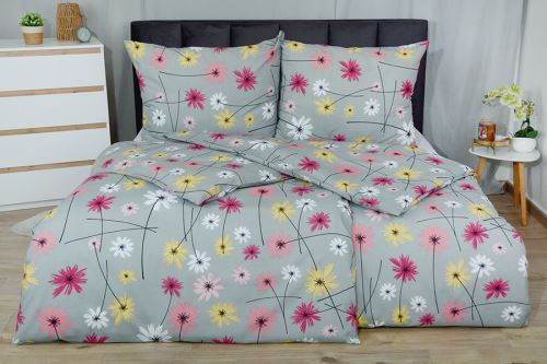 Pamut ágyneműhuzat PLUS VARA szürke