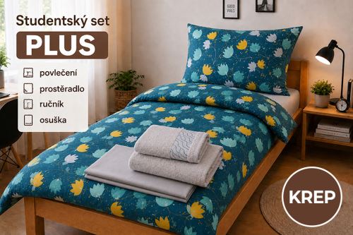 Diák szett PLUS TULIPA petrolkék