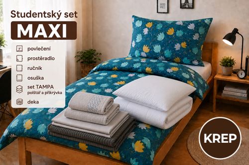 Diák szett MAXI TULIPA petrolkék