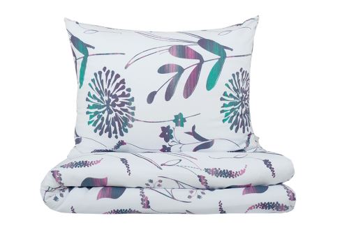 MUSZLIN mikroszálas ágyneműhuzat 4 részes SINA lilarózsaszín (3)