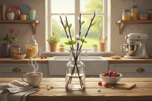 Művirág FŰZ CICKA kicsi