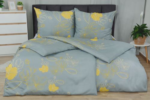 Pamut ágyneműhuzat PLUS TIMEA sárga