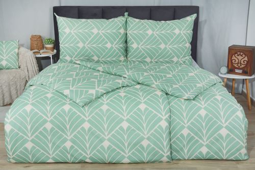 Pamut ágyneműhuzat PLUS RENELA zöld