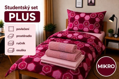 Diák szett PLUS VINKA bordó