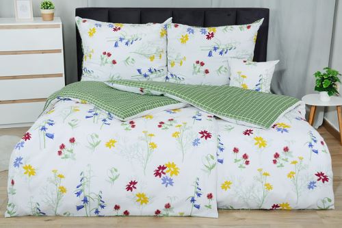 Krepp ágyneműhuzat PLUS KETA sárga