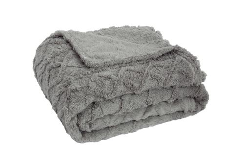 Mikroflanel takaró MODA sötétszürke