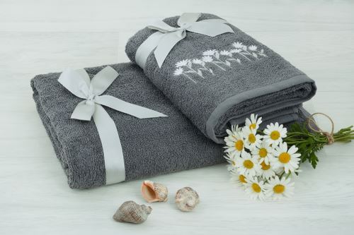 Törölköző KANTO sötét szürke (2)