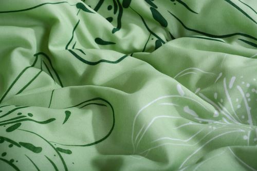 Pamut ágyneműhuzat LILY olajbogyó (5)