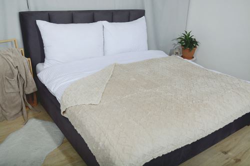 Mikroflanel takaró MODA bézs 150x200 cm (1)