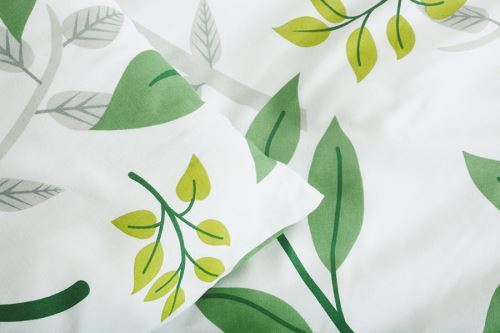 Pamut ágyneműhuzat BASIC 4 részes LOMBA fehér (3)