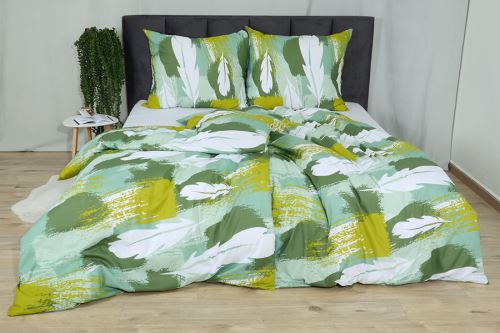 Pamut ágyneműhuzat BASIC 4 részes VALEMA mész