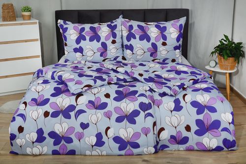 Mikroszálas ágyneműhuzat BASIC hosszított GOLA lila