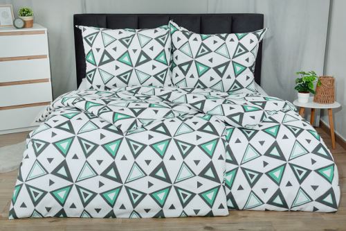 Krepp ágyneműhuzat BASIC TRIA menta