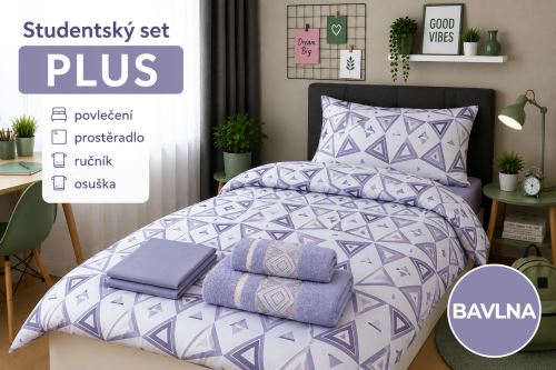 Diák szett PLUS TRIA lila