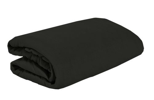 Jersey lepedő EKONOM 180x200 cm fekete