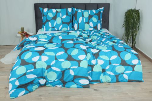 Pamut ágyneműhuzat PLUS RINGA kék