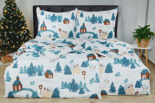 Karácsonyi Krepp ágyneműhuzat PLUS VERNA
