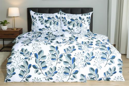 Ágyneműhuzat mikroszatén VINIA fehér