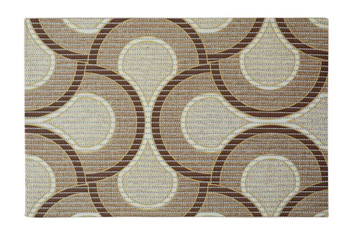 Habszivacs fürdőszobaszőnyeg NIVA barna 65x80 cm